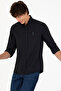 Men's Black Long Sleeve Basic Shirt 50271269 -Vr046