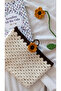 Knitted Book Cover Sunflower Pattern Friend/Lover Gift Sets - Bookmark Cover Set - Tablet Case (8 inch)