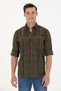 Men's Khaki Long Sleeve Shirt 50272751 -Vr027 - 3