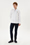 Men's White Long Sleeve Shirt 50288312 -Vr013 - 4