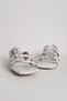 Women's Blunt Toe Belted Heeled Slippers Real Leather 714 White - 5