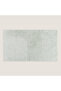 Bamboo Solid Bathmat 70x130 cm Ocean