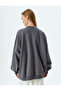 Embroidered Oversize Sweatshirt College Printed Crew Neck Long Sleeve - 4