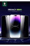 9H Steve Privacy Screen Protector For Iphone 15 Pro Max - Black - 8
