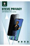 9H Steve Privacy Full Glass Screen Protector For Iphone 11 Pro - Black - 7
