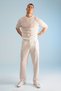 Loosely Knitted Crew Neck Fine Knit -Shirt - 4