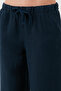 Relaxed Fit Regular Waist Wide Leg Double Pockets Linen Pants Pants 668Yp4991 - 6