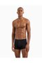 Men's Elastic Waist Cotton Slim Fit 3-Piece Black Boxer Em 000259   Af10780-Mc061 - 2