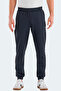 Raluca Men's Zipper Pocket Slim Fit Dark Gray Sweatpants - 2