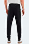 Varuna Men's Slim Fit Black Sweatpants with Zipper Pockets - 6