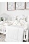7-piece baby cot bedspread with snail partitions