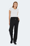Versus Women's Wide Leg Black Sweatpants with Pockets - 4