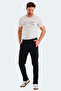 Ranjeet Men's Black Sweatpants with Zipper Pockets - 5