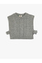 Knitwear Sweater Sleeveless Tie-Side Crew Neck