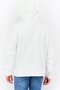 Men Hooded Brand Logo Long Sleeves Sweatshirt, White - 3