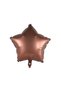 Set of 3 Retro Star Brown Star Balloon Caramel Color Star Balloon Cream Color Star Balloon - 4