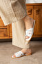 Summer Slippers - Throw Ribbed Women's Slippers - Casual Slippers - 3