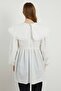 Collared White Poplin Tunic - 8