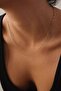Steel Thin Singapore Chain Necklace Thin Twist Chain 1mm Elegant Minimal 45cm - 6
