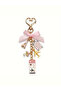 Bowknot Airplane Luggage Metal Keychain Bag Backpack Car Ornament Charm Gift