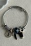 Steel Charm Bracelet 18 cm Black Dog Bracelet Karamaz Women's Steel Bracelet - 3