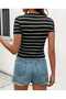 Striped Black and White Thsirt Blackbonds - 2