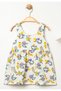 Sweet Floral Print Baby Girl Dress with Hat and Bow - 7