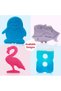 Eazy Kids Set of 4 Shark Reusable Hard Ice Packs for Lunch bags - Purple - 7