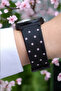10 Atm Waterproof Black Girl's Wristwatch with Silicone Strap - 2