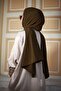 Hijab Medina Silk Khaki Shawl - 3