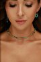 Turquoise Glow Choker Necklace-Bracelet Set