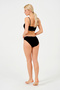 Women's Corded Fabric Rope Strap Bustier and Panties Set of 2 - 3