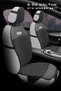 Nt Sport Series 5 Pieces Linen Car Seat Cushion Black and White