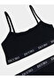 Women's Corded Fabric Rope Strap Bustier and Panties Set of 2 - 5