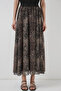 8032 Long Chiffon Skirt - Beige - 2