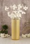 Crystal Vase Gold Coated •• Home Decoration Trend Vase Luxury Living Room Vase Console Desktop | |   Modern Vase Models Flower Vase Tabletop Vase Live Flower & Artificial Flower Balcony Decoration - 7