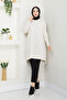 Women's Mercerized Knitwear Sweater Tunic Cream - 6