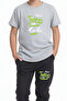 Smile Printed Boy's Double Pocket Bottom-Top Set - 5