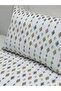 Nivemeshome 50x70 نموذج رباعي منقوش غطاء وسادة مكون من قطعتين - 4