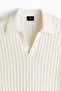 Loose Fit Rib-knit polo shirt - 2
