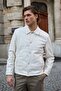 Men's Shirt Collar Leather Stone Jacket - 7