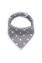 Bandana Bibs Set of 4 - Organic Cotton - Triangle Dots - 6