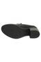 D25Ya-3325 Daily Thick Heeled Black Women's Shoes - 5