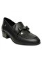 D25Ya-3365 Daily Thick Heeled Black Women's Shoes