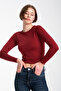 Women's Crew Neck Basic Long Sleeve Sandy Body