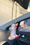 Swinging Duck Rearview Mirror Ornament Vehicle Accessory Duck on the Swing Vehicle Ornament - 3