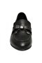 D25Ya-3365 Daily Thick Heeled Black Women's Shoes - 3