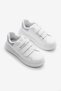 Children's Unisex White Lilac Eva Faylon Sole Three Velcro Sneakers - 3