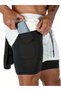 Men's Quick Dry Feature Training Astroturf Fitness Short Leggings Sports Shorts