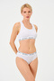 Women's Sports Bustier and Panties Cotton Underwear Set
